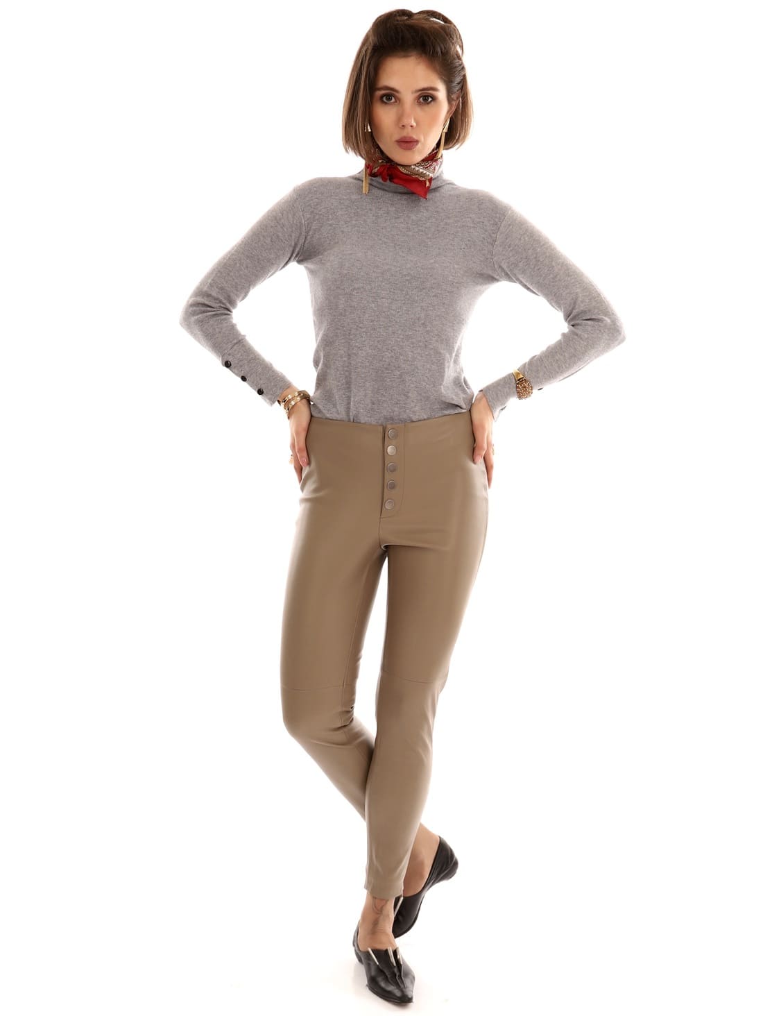 9920205A(Beige) Брюки