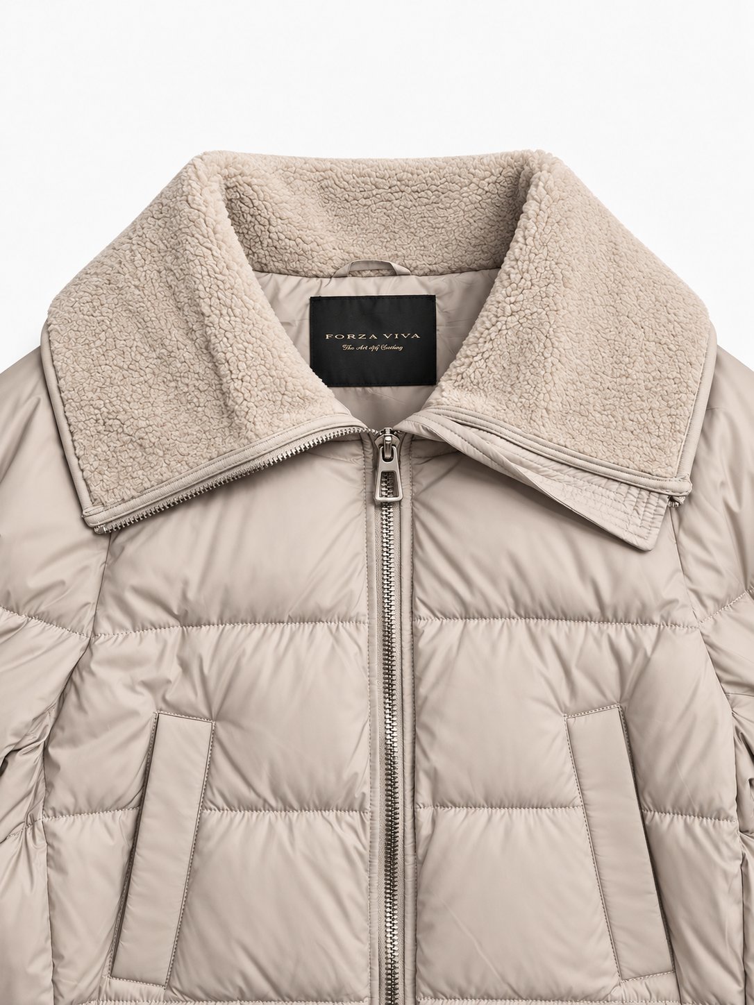 Куртка комбинированная — фото 7